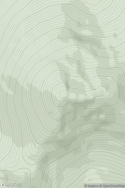 Thumbnail image for Sgurr Mor [Knoydart to Glen Kingie] showing contour plot for surrounding peak